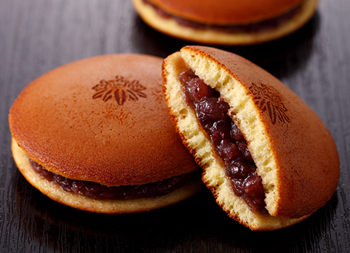 DORAYAKI Japanese pancake with sweet red bean paste