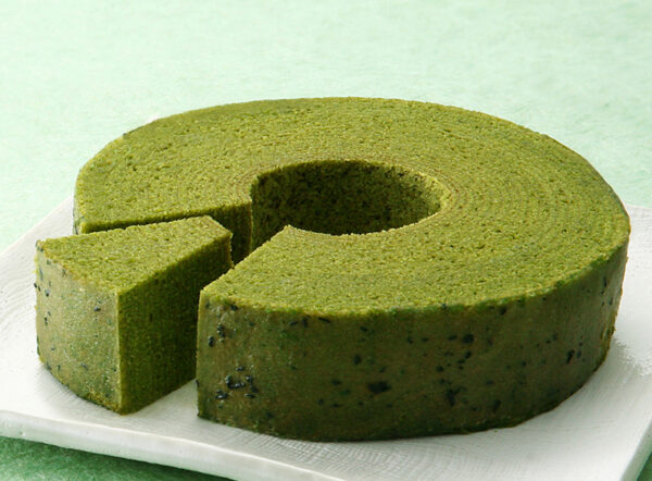 matcha baumkuchen green tea tree cake