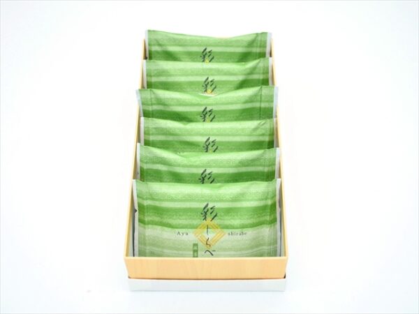 matcha ayashirabe 6 pieces box