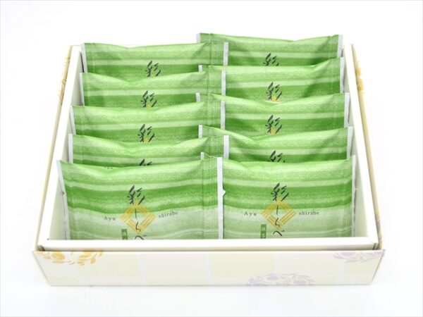 matcha ayashirabe 10 pieces box