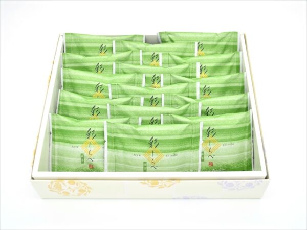 matcha ayashirabe 15 pieces box