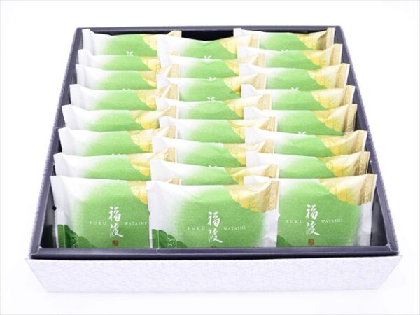 matcha senbei 24 pieces box