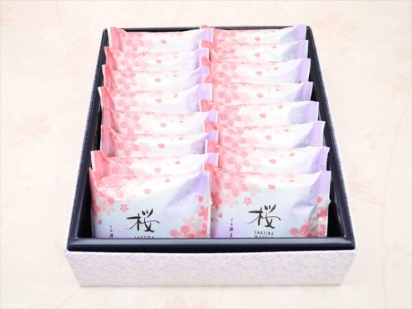 sakura senbei 16 pieces box