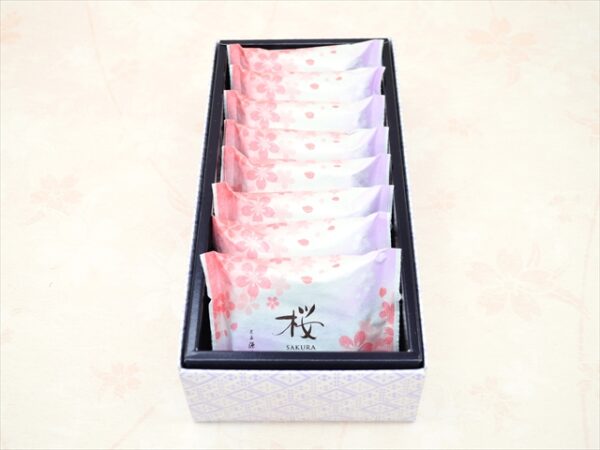 sakura senbei 8 pieces box