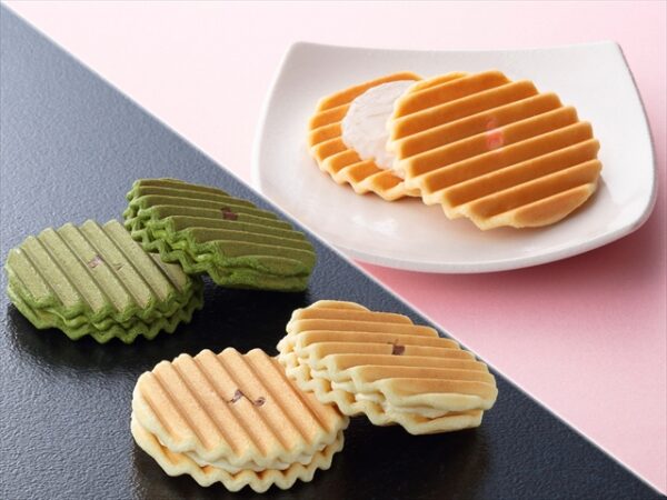senbei assortment vanilla matcha peach