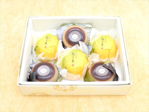 marron pudding & nashinoka 6 pieces box