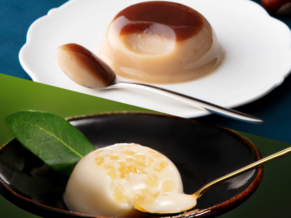 marron pudding and nashinoka