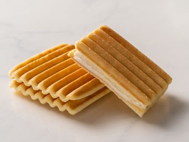 CHEESE CREAM WAFFLE COOKIES
