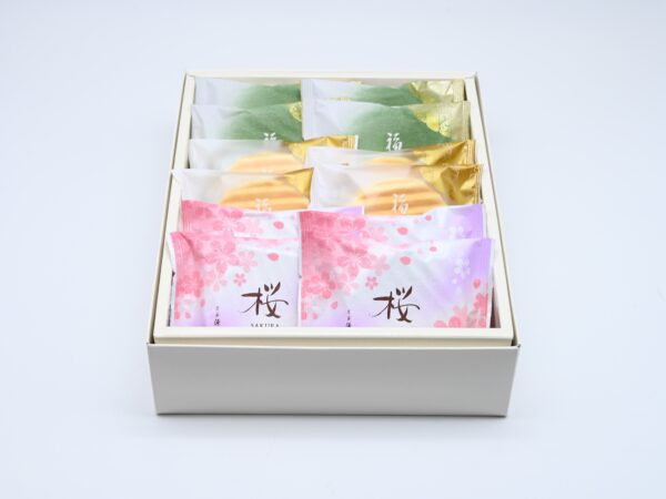 SENBEI ASSORTMENT BOX sakura | Japanese cookie | K. Minamoto